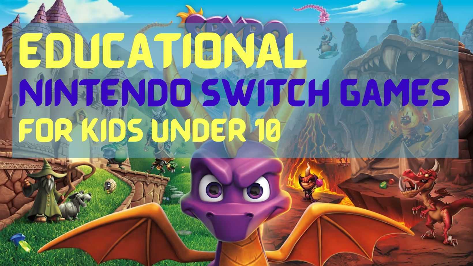 Gaming for Growth: Educational Nintendo Switch Games for Kids Under 10